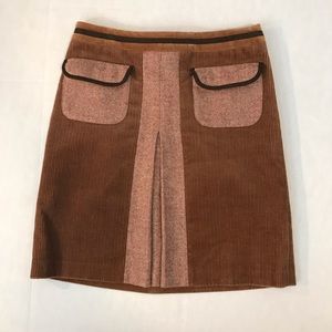 🎁LOFT corduroy detailed skirt
